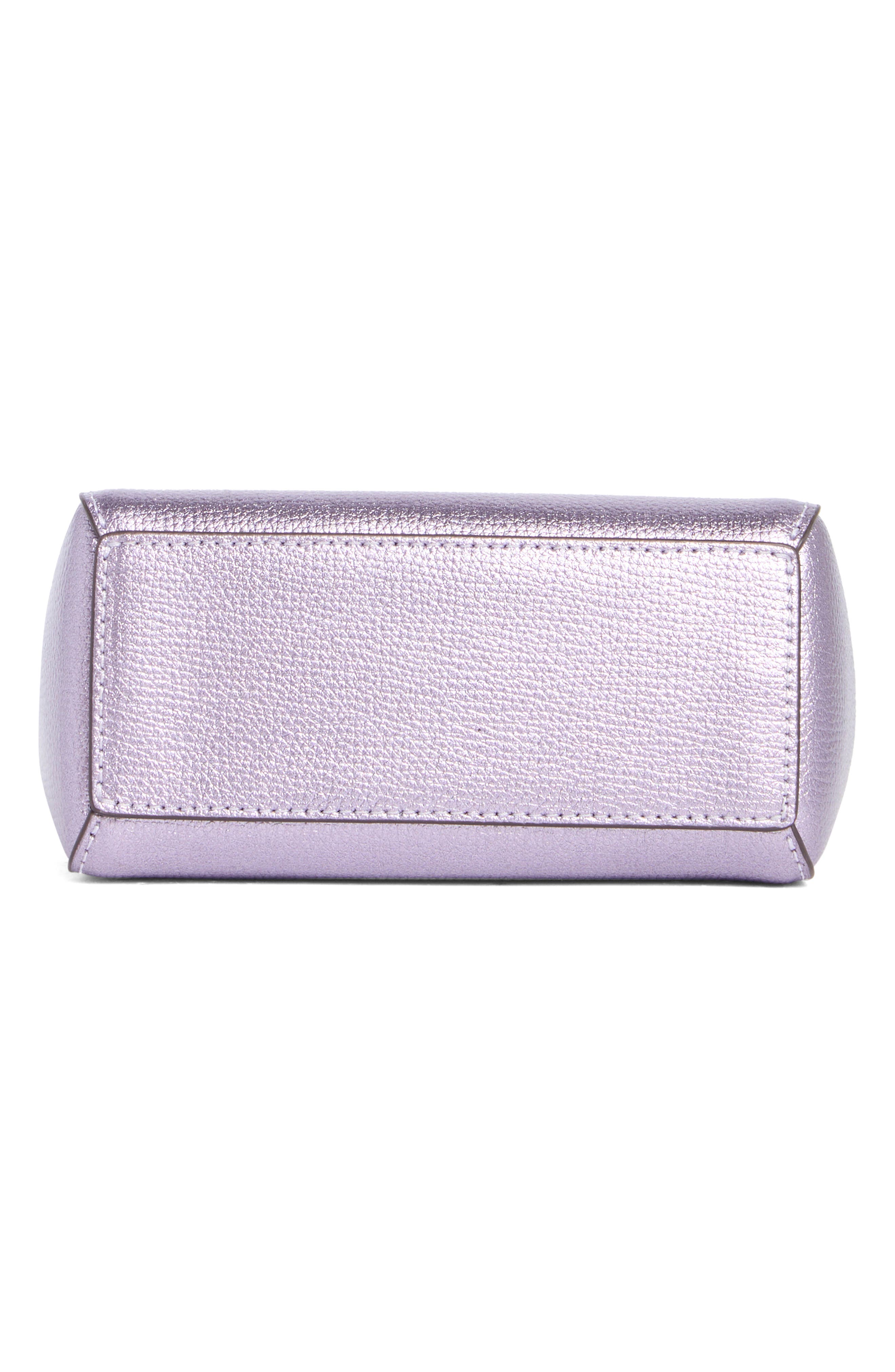 phoebe metallic shoulder bag, Alternate, color, LIGHT CANDIED FLOWER