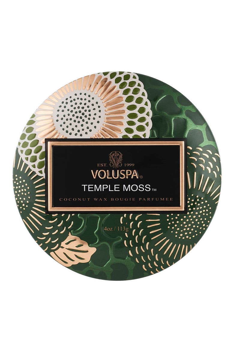 Temple Moss Mini Tin Candle, Alternate, color, NO COLOR
