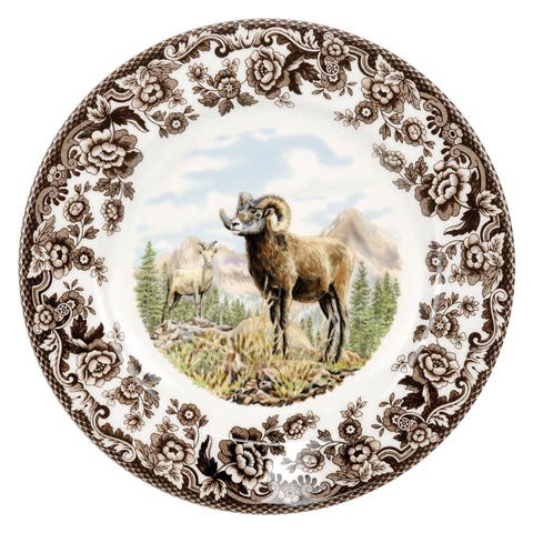 Woodland American Wildlife 8" Salad Plate