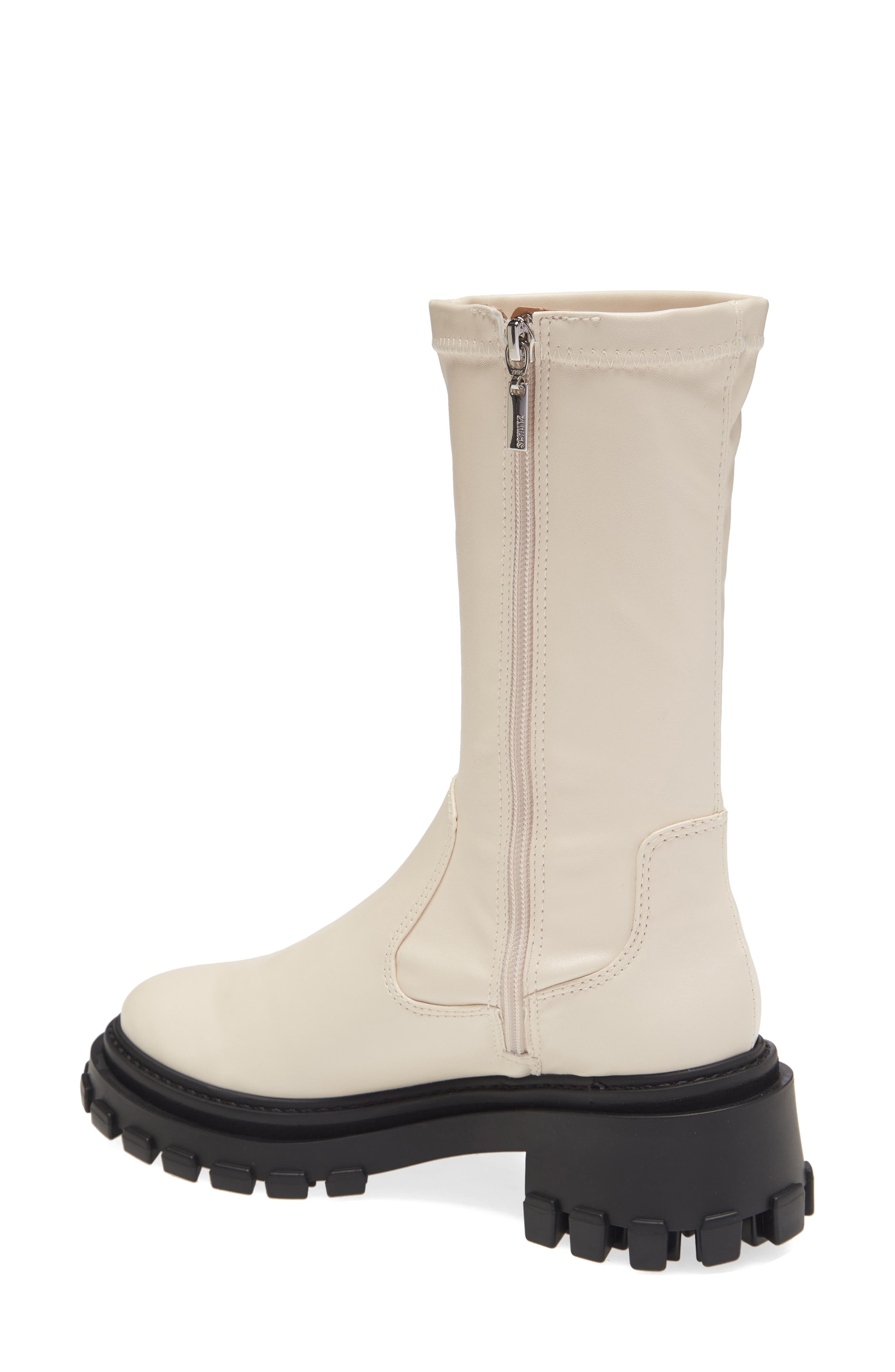 Kendy Lug Sole Boot, Alternate, color, EGG SHELL