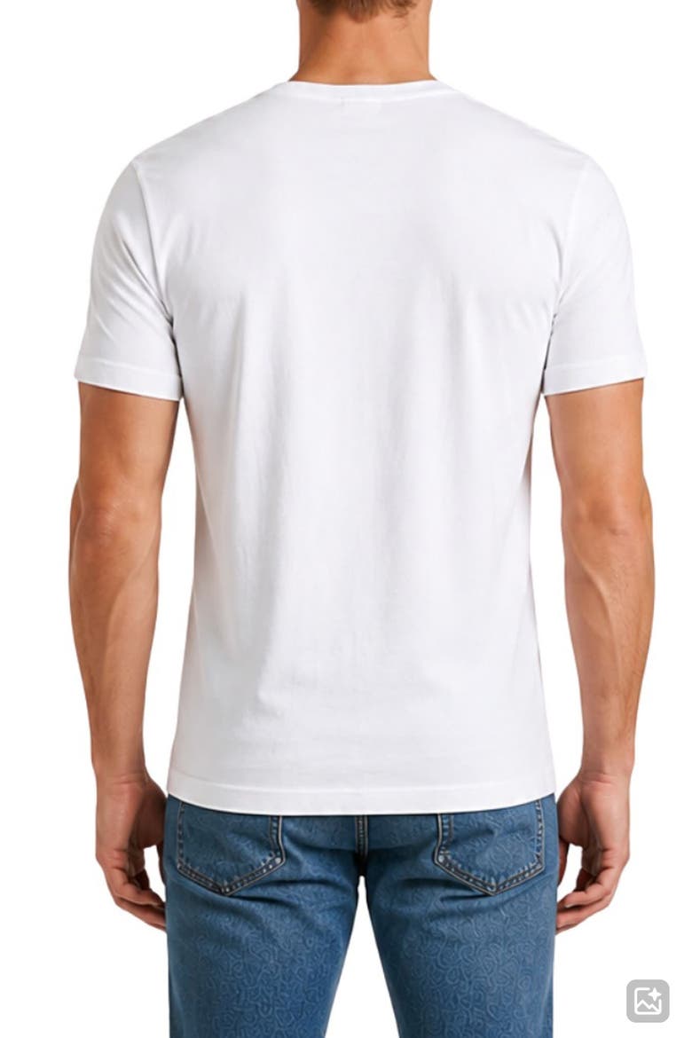 Casual Crewneck T-Shirt, Alternate, color, WHITE