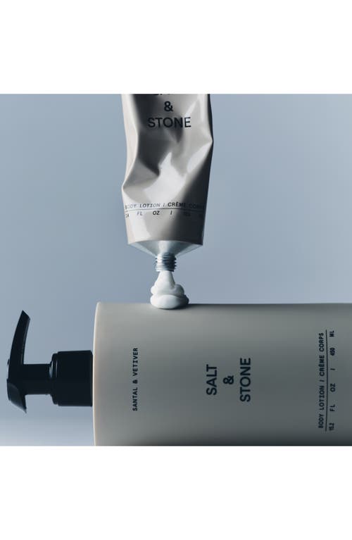 Salt & Stone Santal & Vetiver Hydrating Body Lotion With Niacinamide 15 oz / 450 ml In Santal & Vetiver