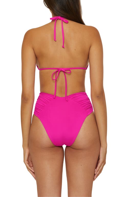 BECCA BECCA COLOR CODE HIGH CUT BIKINI BOTTOMS 
