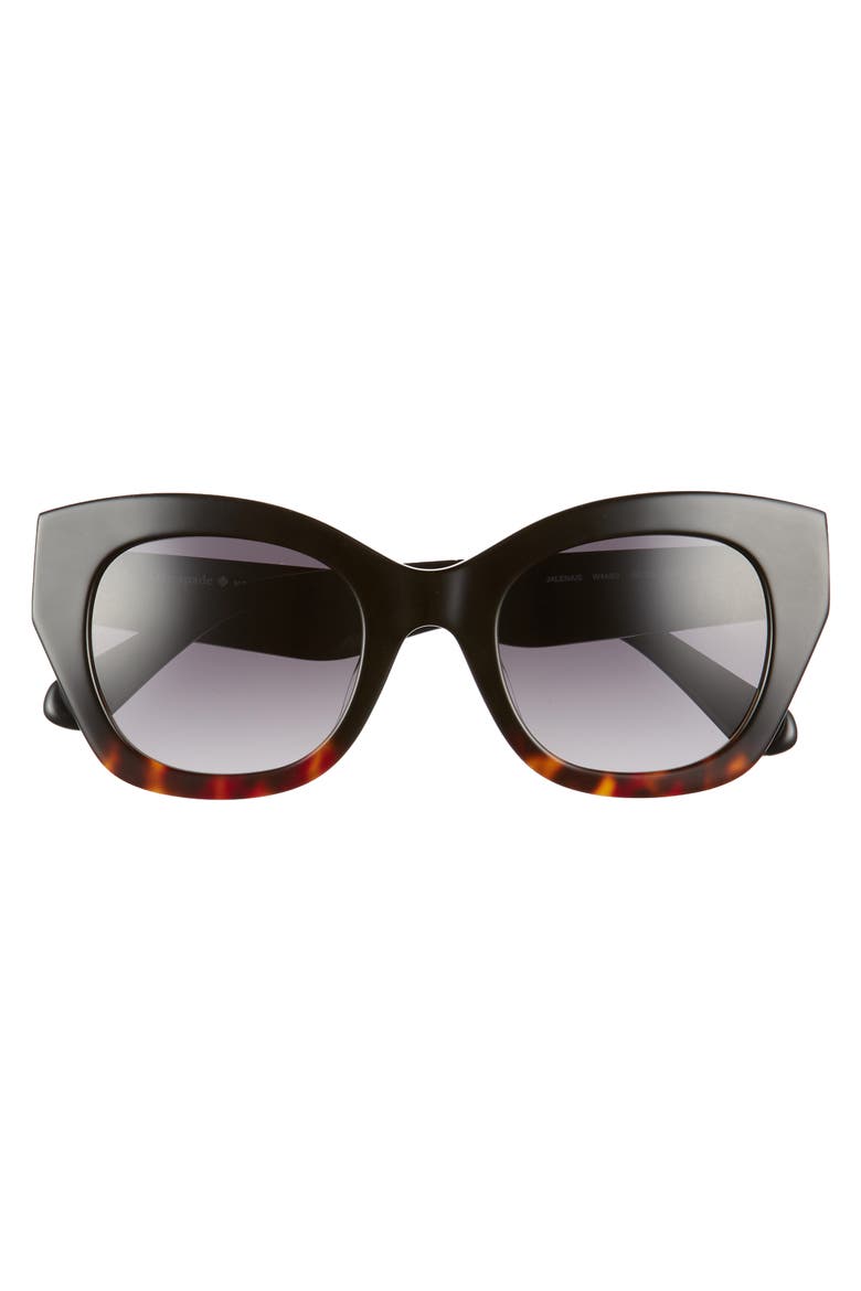 jalena 49mm gradient sunglasses, Alternate, color, BLACK/ HAVANA/ BLACK