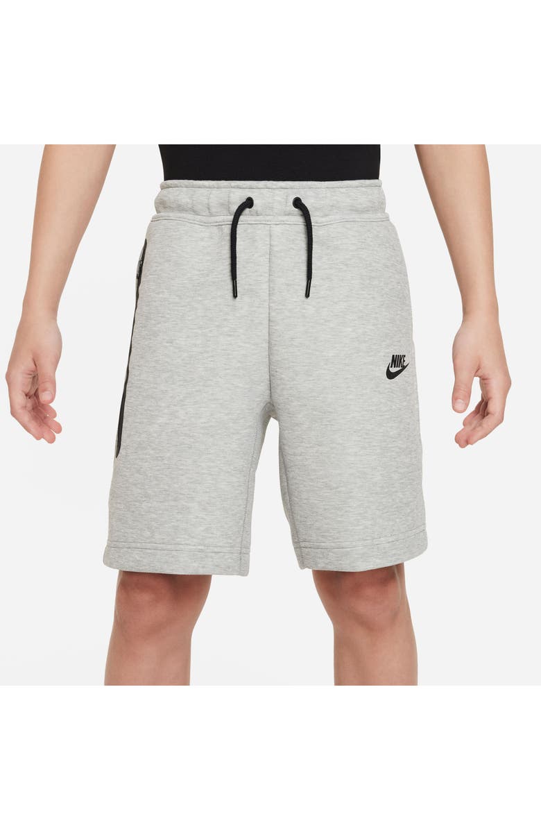 Nike Sportswear Tech Fleece Shorts, Alternate, color, Dark Grey Heather/ Black