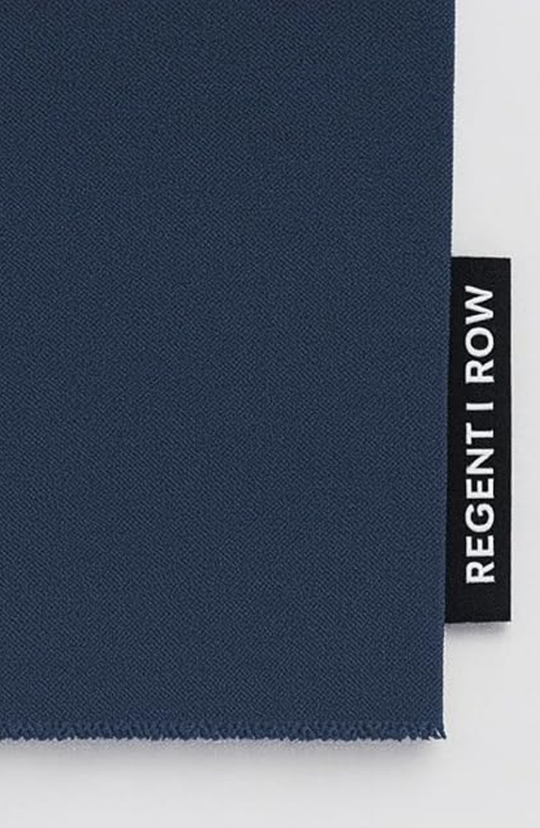 Regent Row Men’s Organic Cotton T-Shirt Navy Blue | Classic Crew Neck Short Sleeve Tee with Logo, Soft Breathable Casual Top, Alternate, color, Navy