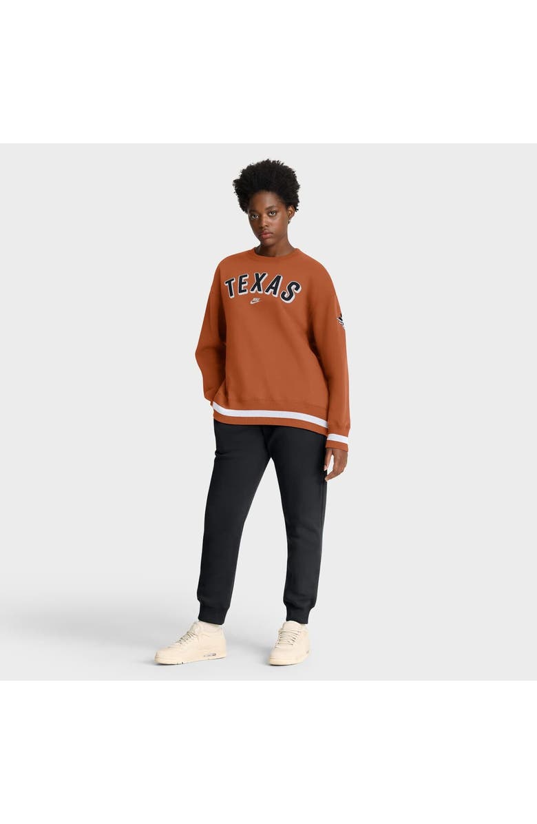 Nike Women's Nike Texas Orange Texas Longhorns Oversized Legacy Phoenix Sweatshirt, Alternate, color, Burnt Orange