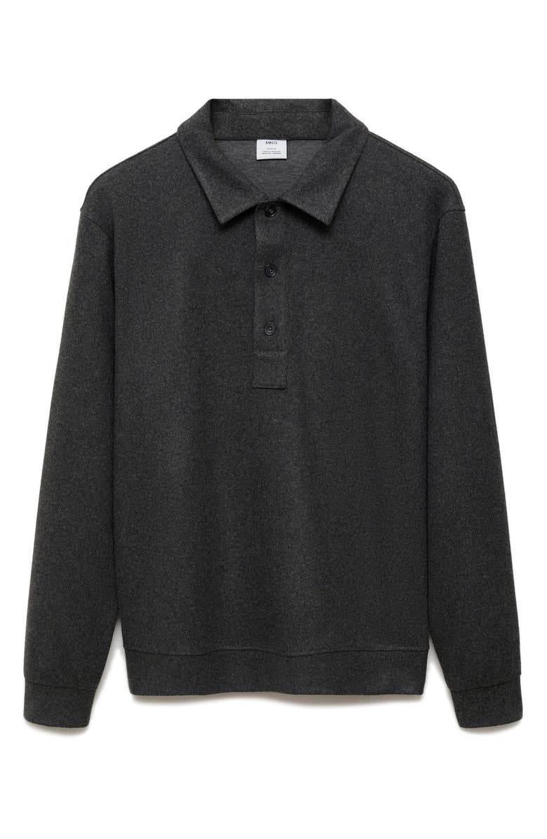 MANGO Regular Fit Polo Sweatshirt, Main, color, 