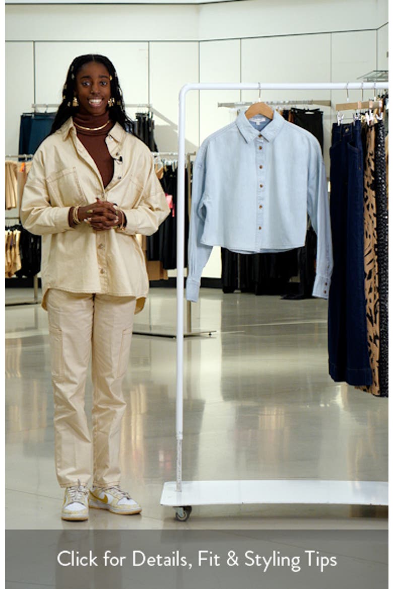 The Ex Boyfriend Crop Denim Shirt video