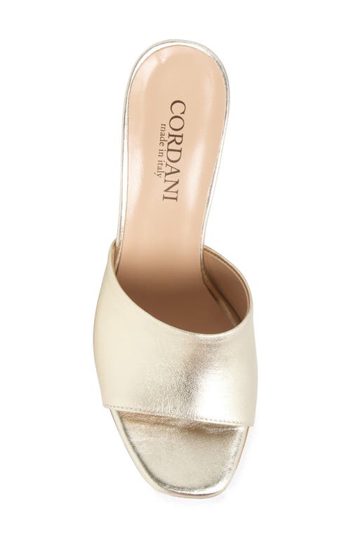 Cordani Irina Slide Sandal In Platino