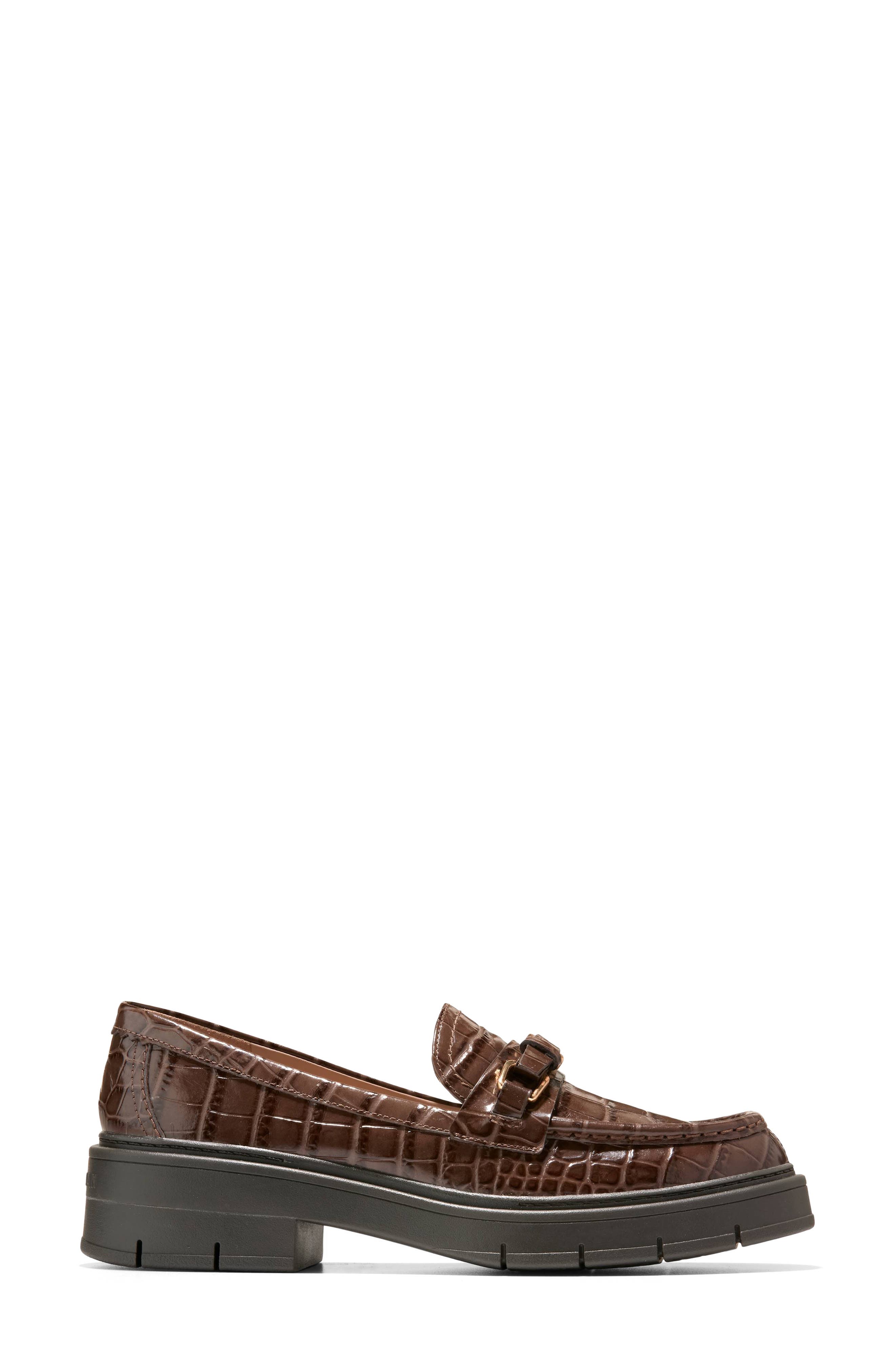 Grand Flex Fenella Loafer, Alternate, color, FONDUE FUDGE CROC PRINT