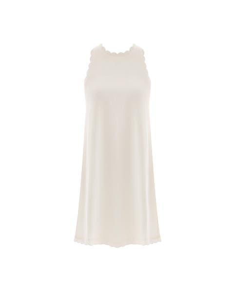 Calia Cream Mini Linen Dress