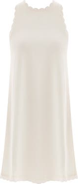 Monlicia Calia Cream Mini Linen Dress