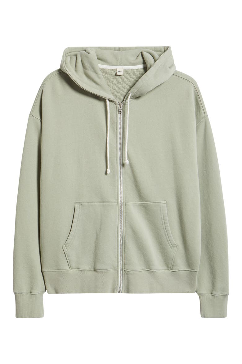 Organic Cotton Zip Hoodie, Alternate, color, SAGE