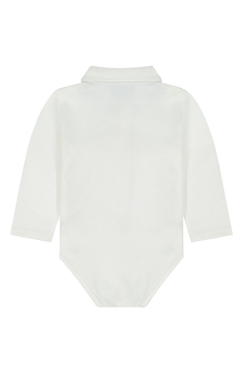 Andy & Evan Polo Bodysuit, Pants & Bowtie Set, Alternate, color, 