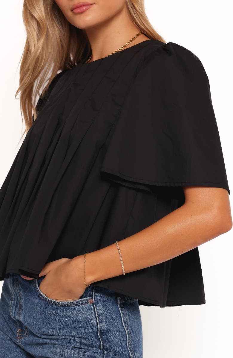 Petal & Pup Geneva Pleated Cotton Top, Alternate, color,