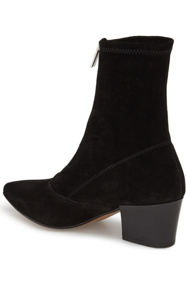 Topshop Martin Block Heel Bootie, Alternate, color,