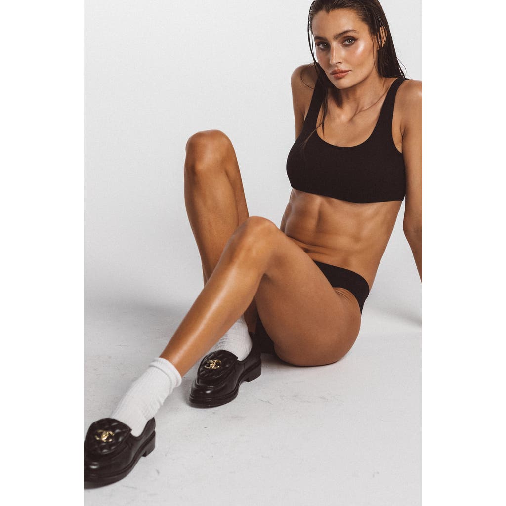 Ldma High Sculpt Bra Rib In Black