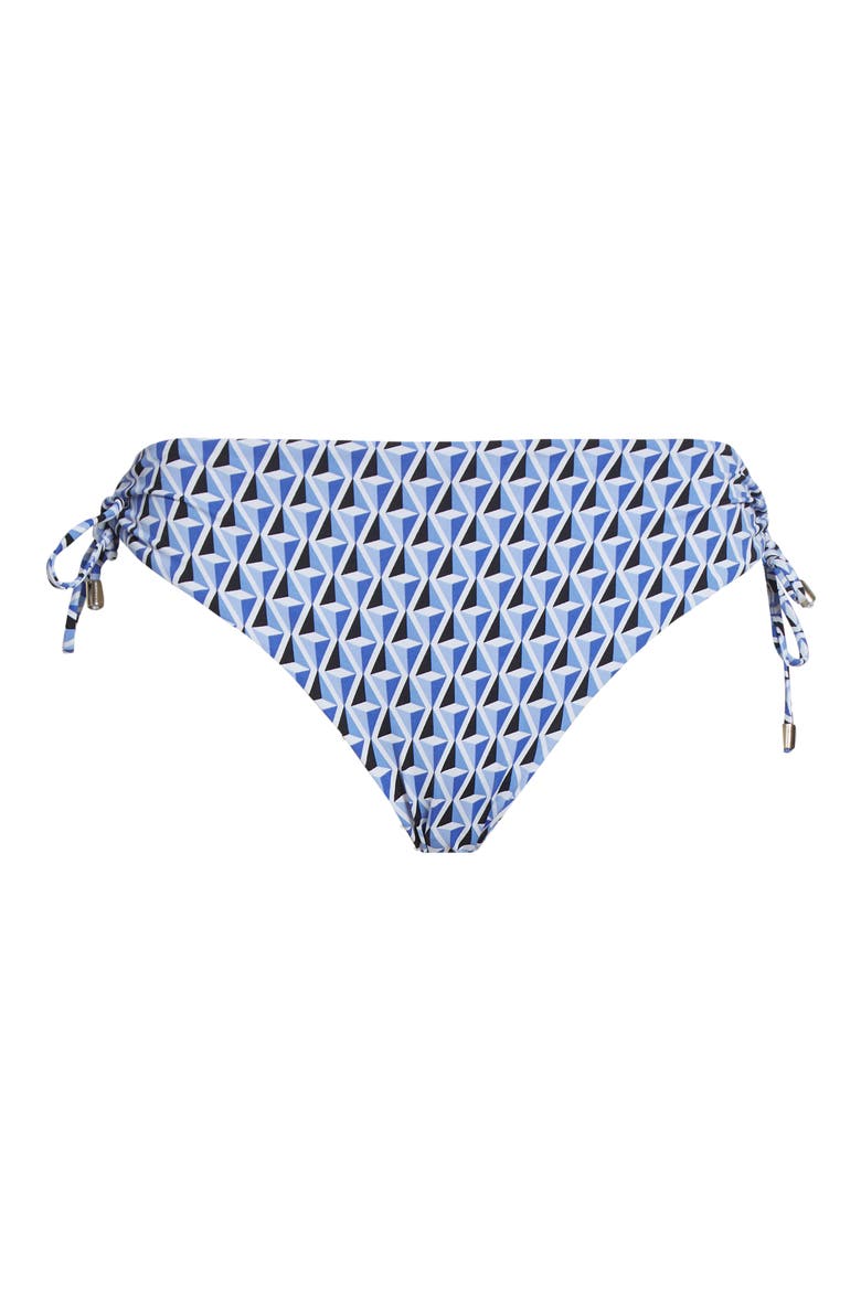 Sibilla Beachwear Ruched Bikini Bottoms, Alternate, color, CORNFLOWER BLUE