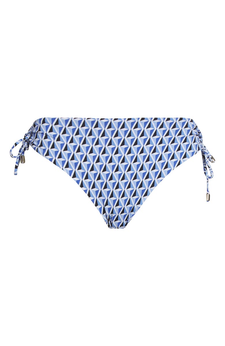 Max Mara Sibilla Ruched Bikini Bottoms, Alternate, color, Cornflower Blue