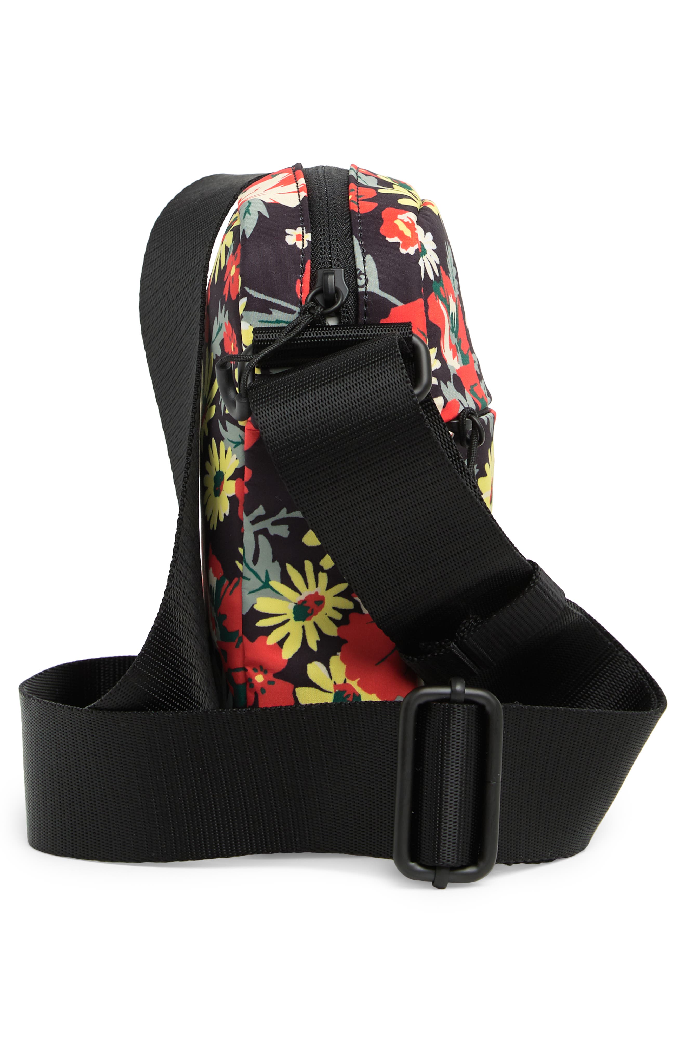 Ganni Recycled Polyester Festival Tech Mini Crossbody Bag, Alternate, color, 