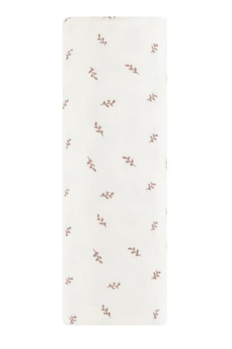 Cotton Muslin Swaddle Blanket 1 Pack, Main, color, Lavender Leaf