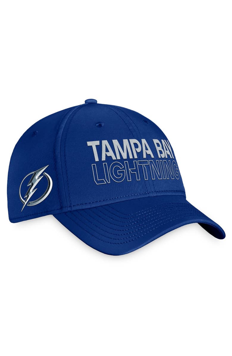 FANATICS Men's Fanatics Branded  Blue Tampa Bay Lightning Authentic Pro Road Flex Hat, Main, color, 