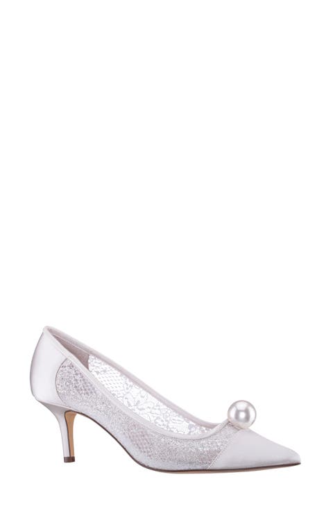 Bence Pointed Cap Toe Pump (Women)