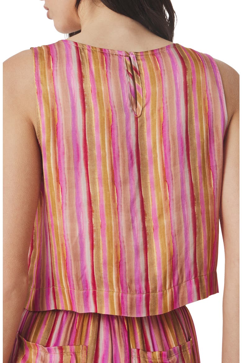 Maven Stripe Crop Tank, Alternate, color, FUCHSIA PINK/ MULTI