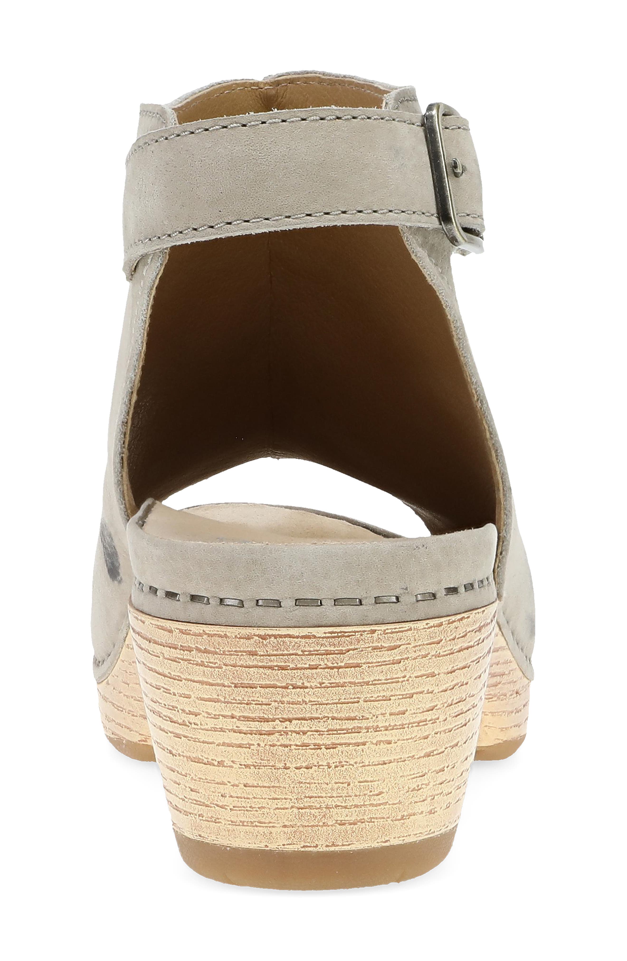 Dansko Lizzy Peep Toe Platform Bootie, Alternate, color, 