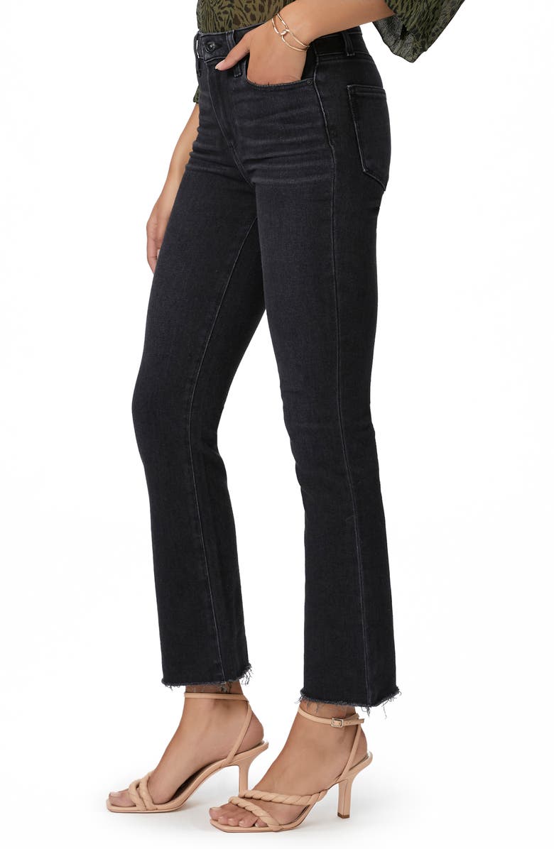 PAIGE Claudine Raw Hem Flare Jeans, Alternate, color, 