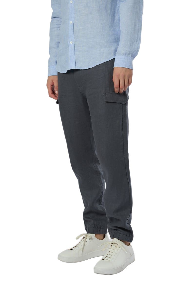 Onia Linen Cargo Jogger, Alternate, color, Gunmetal