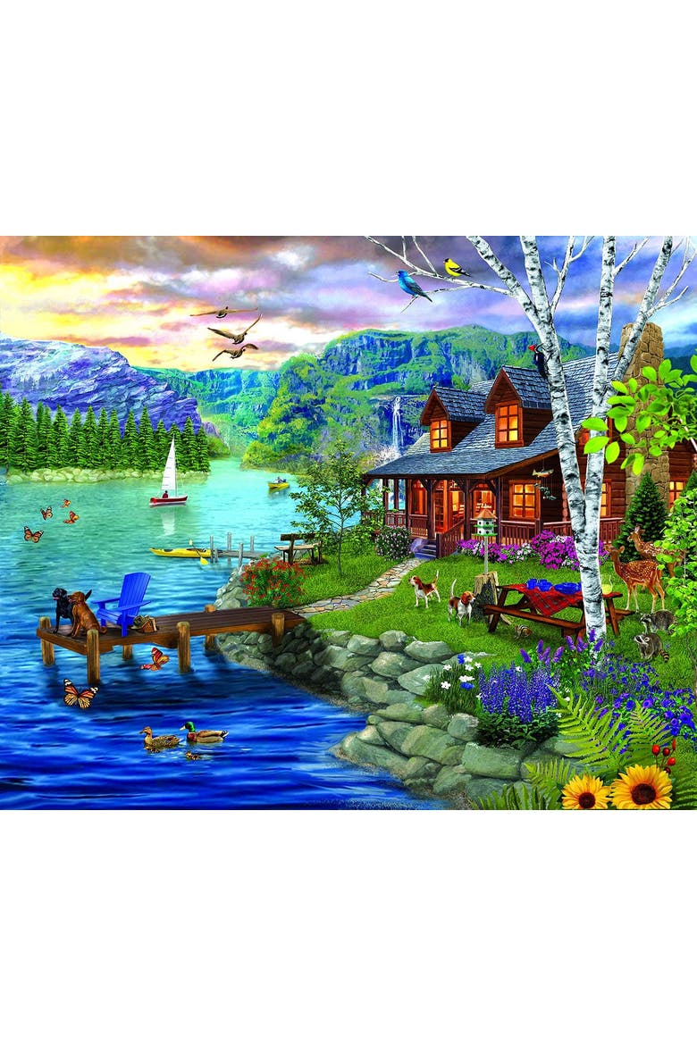 Peaceful Summer 1000 piece Jigsaw Puzzle for Adults, Alternate, color, Multicolor