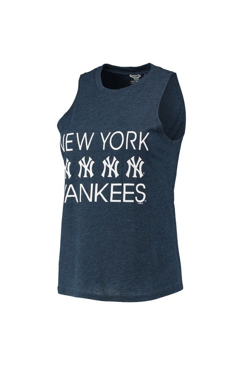 Women's Concepts Sport Gray/Navy New York Yankees Meter Muscle Tank Top & Pants Sleep Set, Alternate, color, Gray