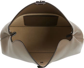 T-Lock Leather Clutch