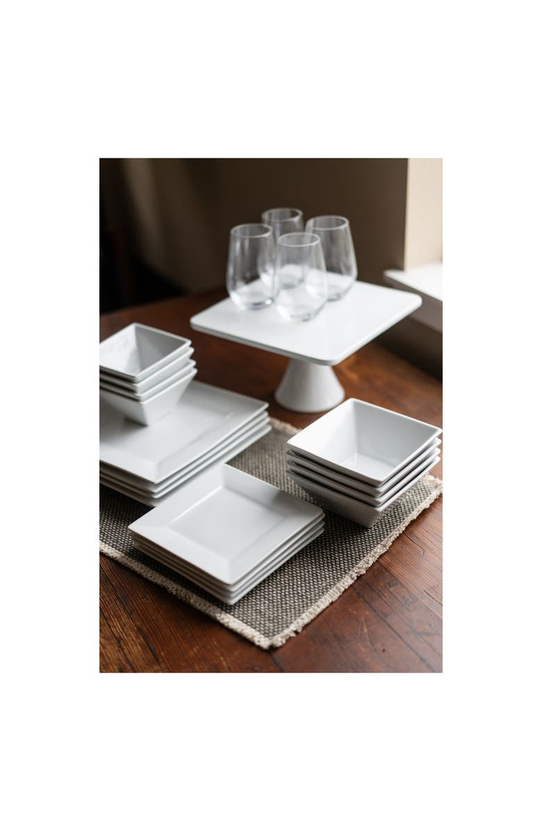 BIA Cordon Bleu Square Cake Stand, Alternate, color, White