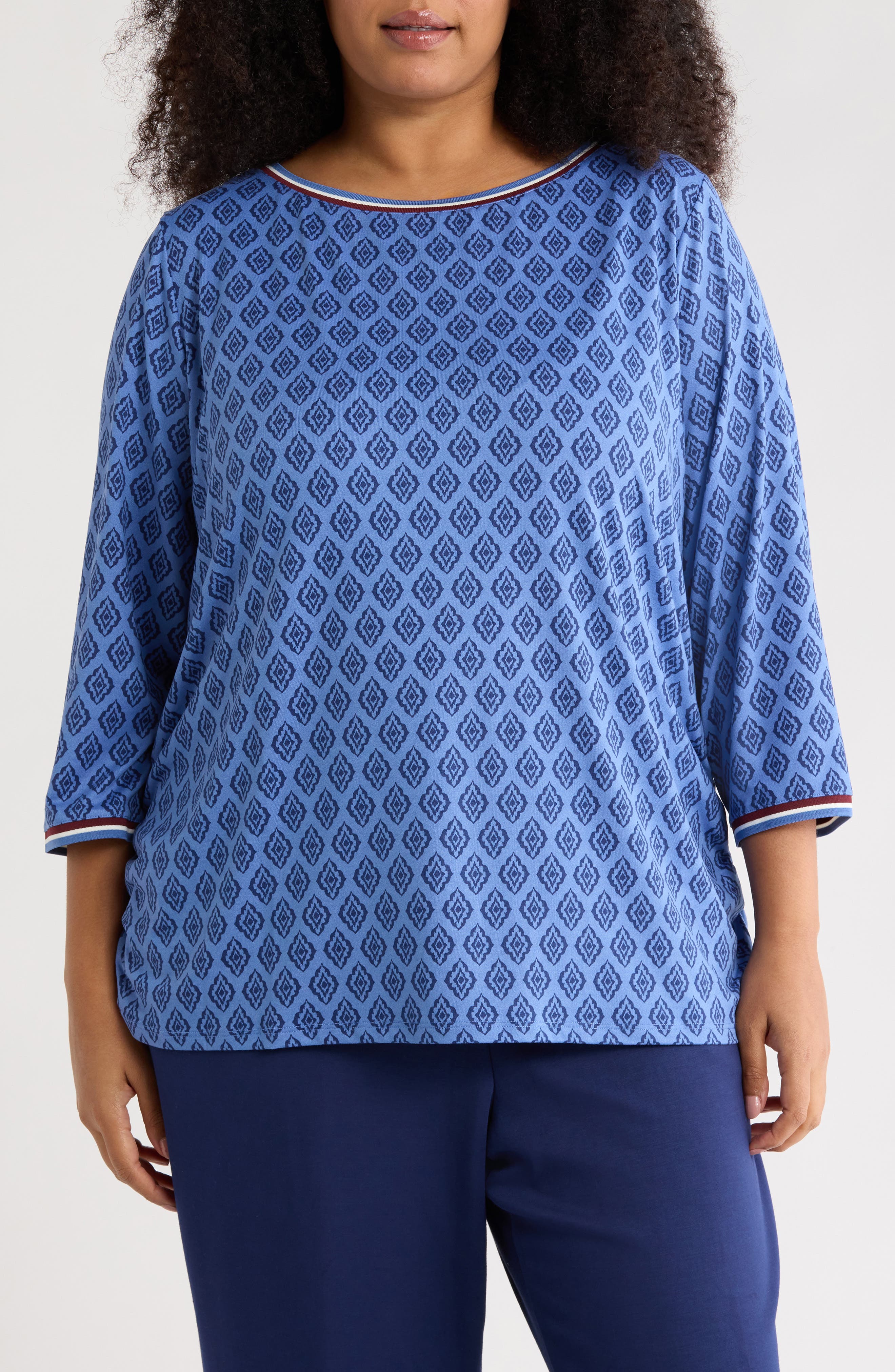 RUBY RD Novelty Jersey Top