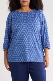 RUBY RD Novelty Jersey Top