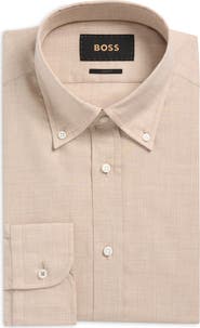 BOSS Hays Slim Fit Button-Down Dress Shirt