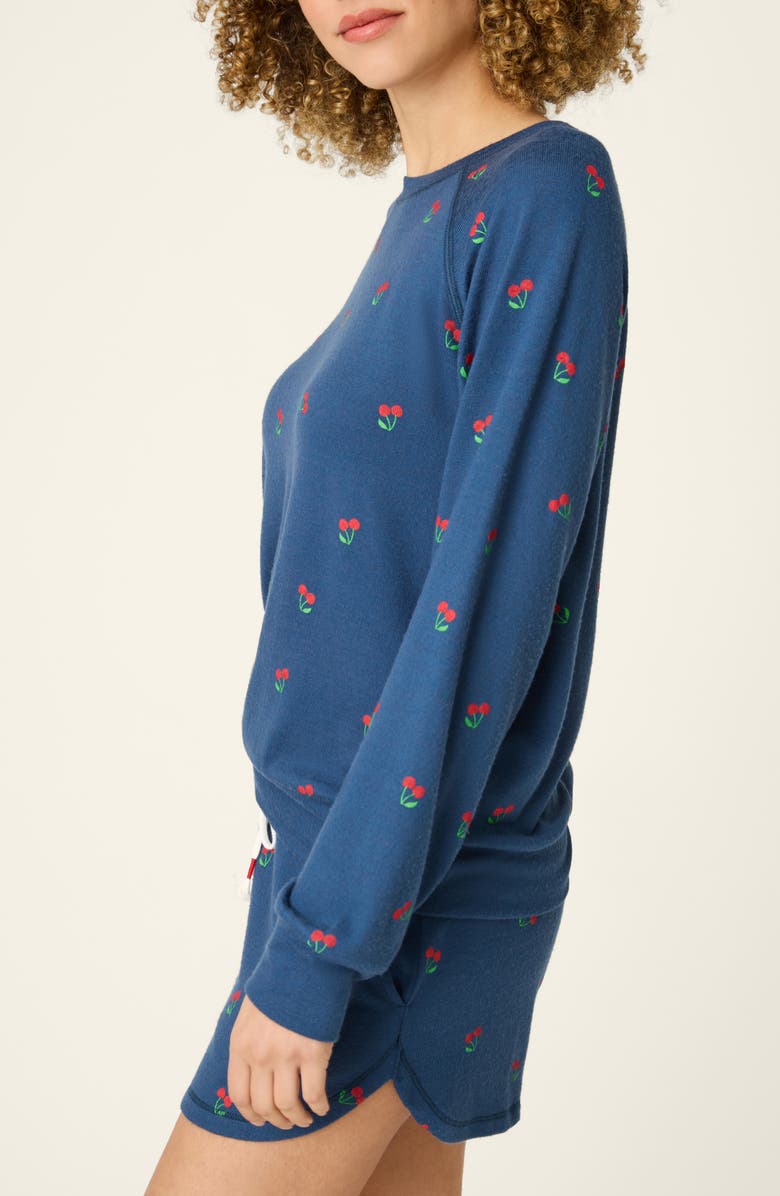 PJ Salvage Star Spangled Summer Pajama Top, Alternate, color, True Navy