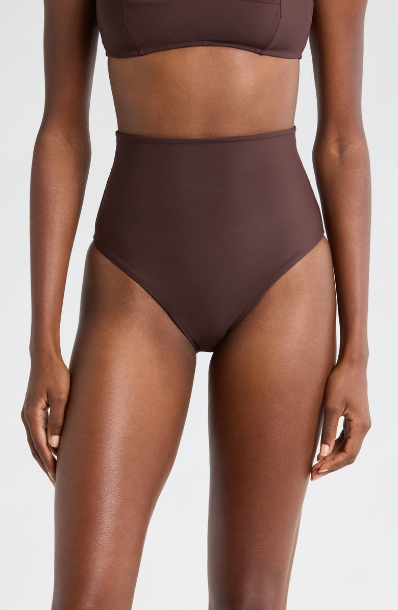 BONDI BORN Faith High Waist Bikini Bottoms, Main, color, 