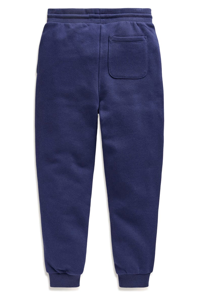 Kids' Space Bouclé Appliqué Cotton Blend Joggers, Alternate, color, COLLEGE NAVY