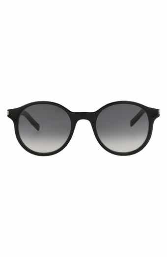 Saint Laurent 50mm Round Sunglasses