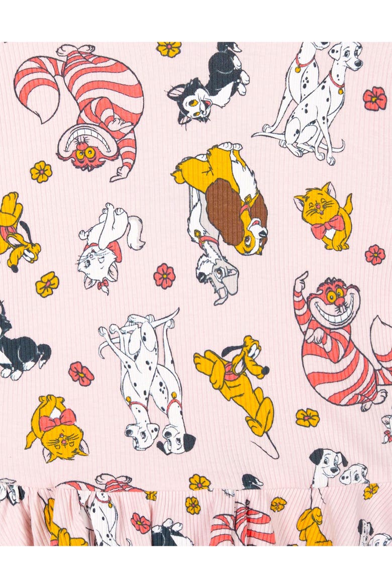 2-Piece Tee and Shorts Set, Alternate, color, Disney Pets Pink