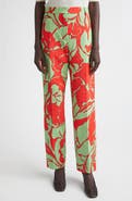 Dries Van Noten Pilar Floral Jacquard Cotton Blend Pants