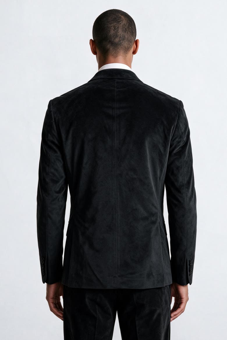 Stallone Slim Fit Tux Jacket, Alternate, color, Black