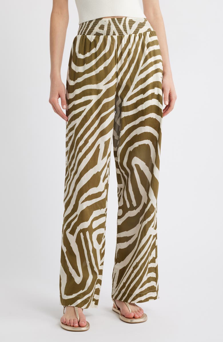 Rails Brendon Wide Leg Cotton Pants, Main, color,