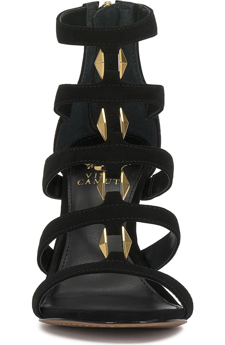 Vince Camuto Azelie Cage Sandal, Alternate, color, Black