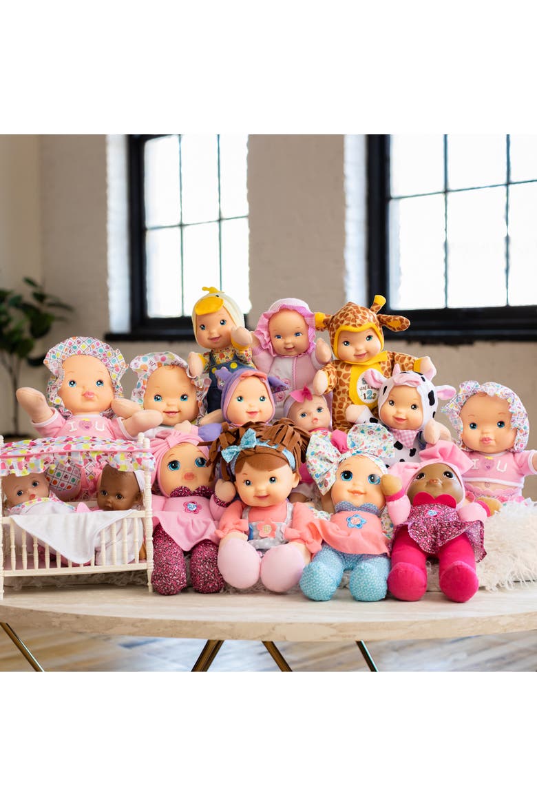 Canopy Crib With Toy Doll, Alternate, color, Multicolored