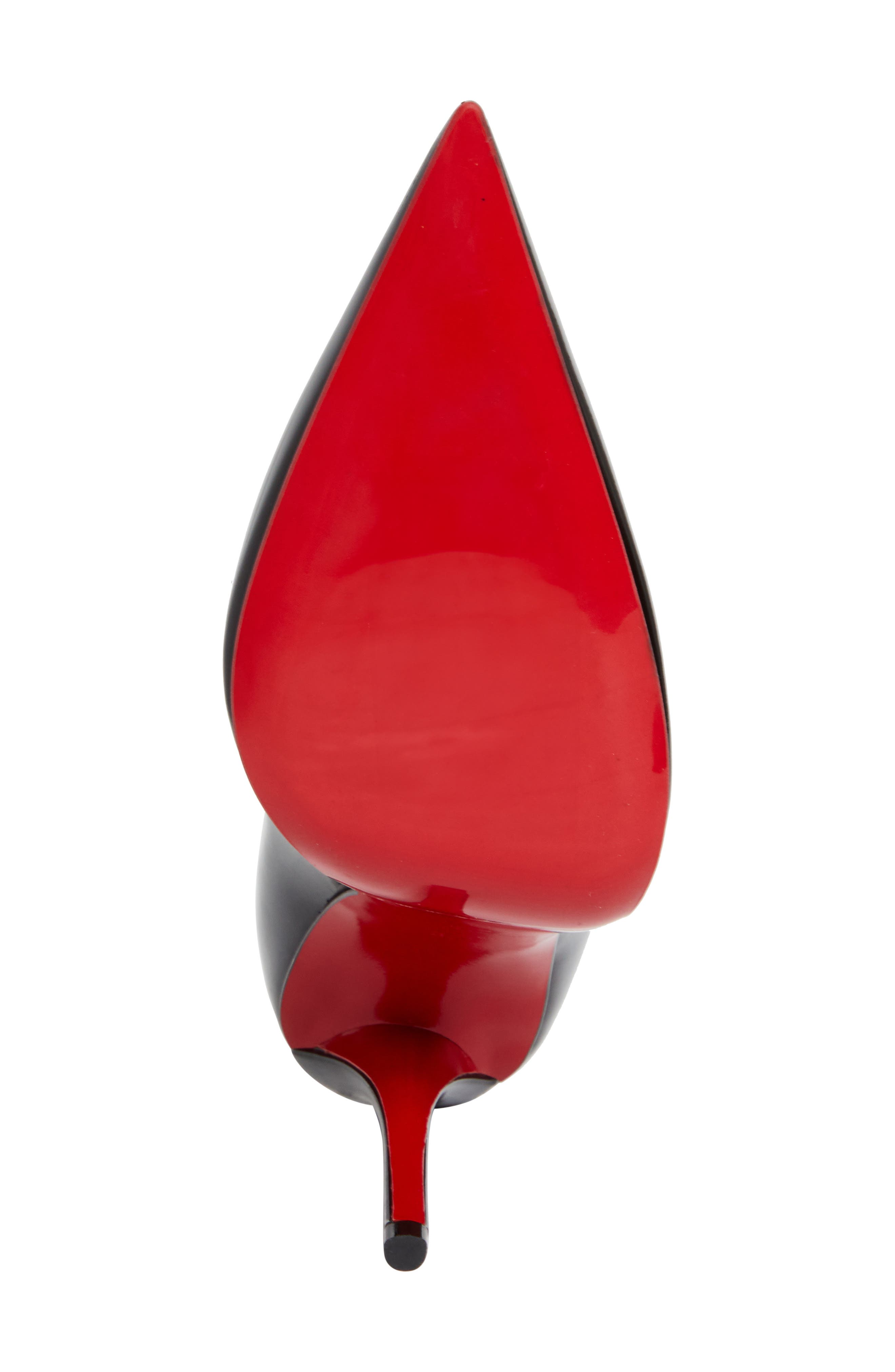 Christian Louboutin Miss Z Pointed Toe Pump, Alternate, color, Black